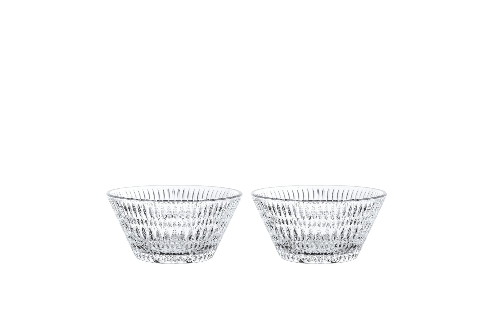 Nachtmann Dessertschale – 2er Set, 740 ml, Ø 16,5 cm, Kristallglas, Transparent, spülmaschinenfest