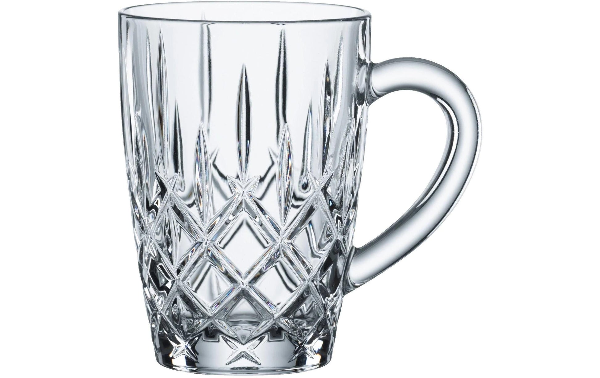 Nachtmann Kaffeetasse – 2er Set, 347 ml, Ø 11,9 cm, H 11,5 cm, Glas, Transparent, spülmaschinenfest