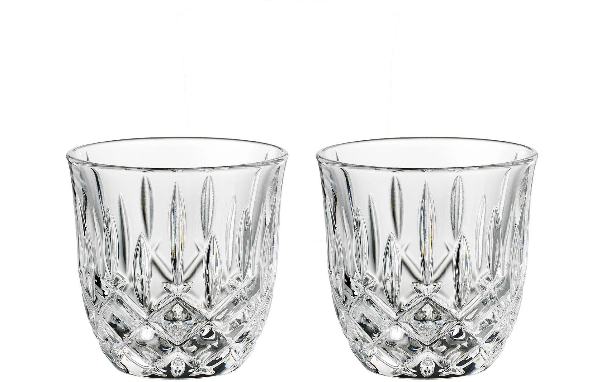 Nachtmann Espressotasse – 2er Set, 90 ml, Ø 6,4 cm, H 6,3 cm, Kristallglas, Transparent, spülmaschinenfest