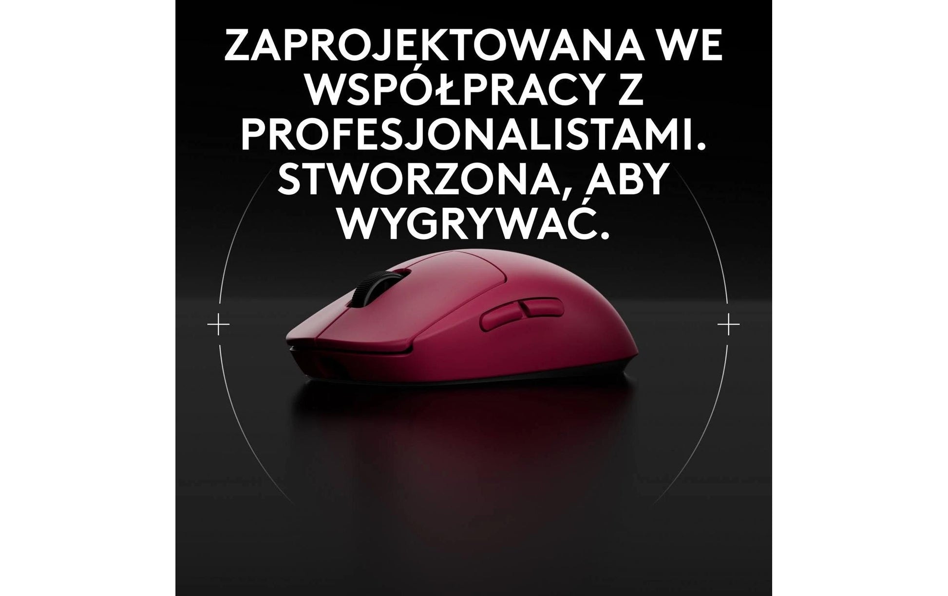 Logitech G PRO 2 LIGHTSPEED – Gaming-Maus – Kabellos (2,4 GHz), 32000 DPI, beidhändig, Magenta