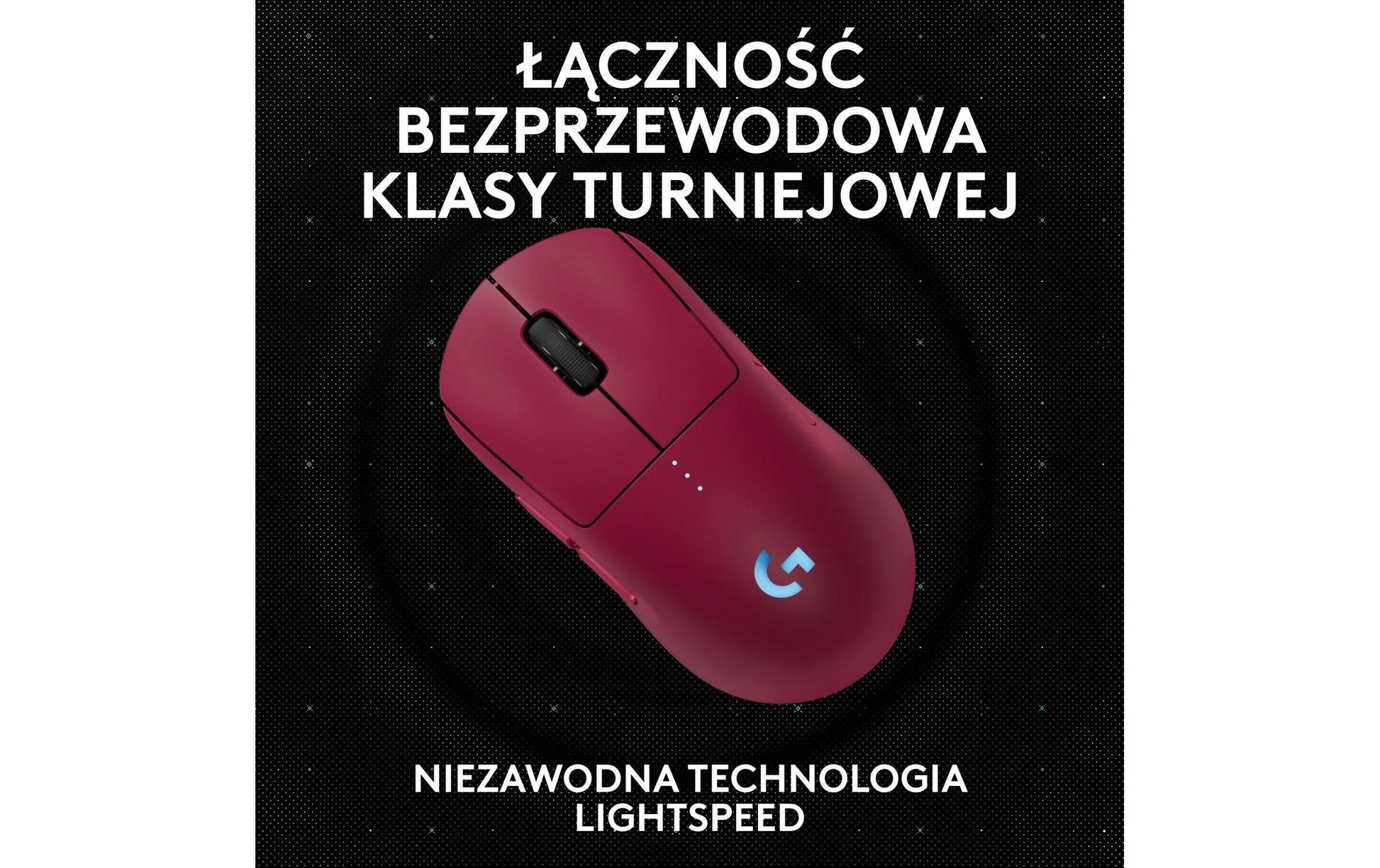 Logitech G PRO 2 LIGHTSPEED – Gaming-Maus – Kabellos (2,4 GHz), 32000 DPI, beidhändig, Magenta