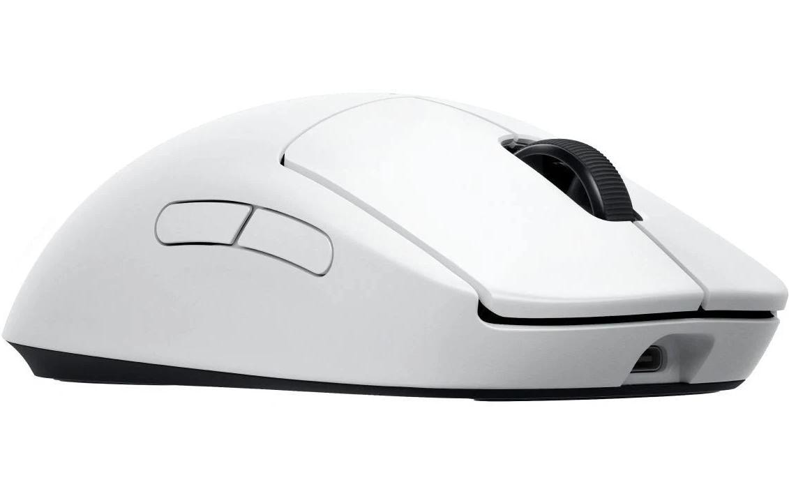 Logitech G PRO 2 LIGHTSPEED – Gaming-Maus – Kabellos (2,4 GHz), 32000 DPI, beidhändig, Weiss