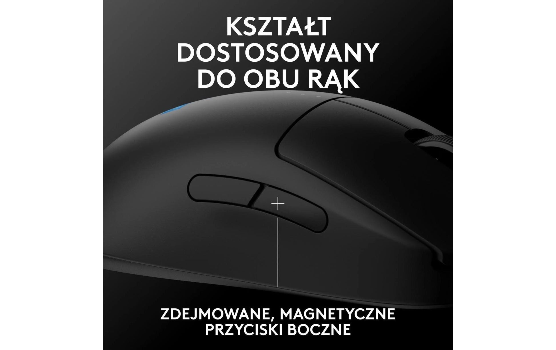 Logitech G PRO 2 Lightspeed – Gaming-Maus – Kabellos (2,4 GHz), 32000 DPI, beidhändig, Schwarz