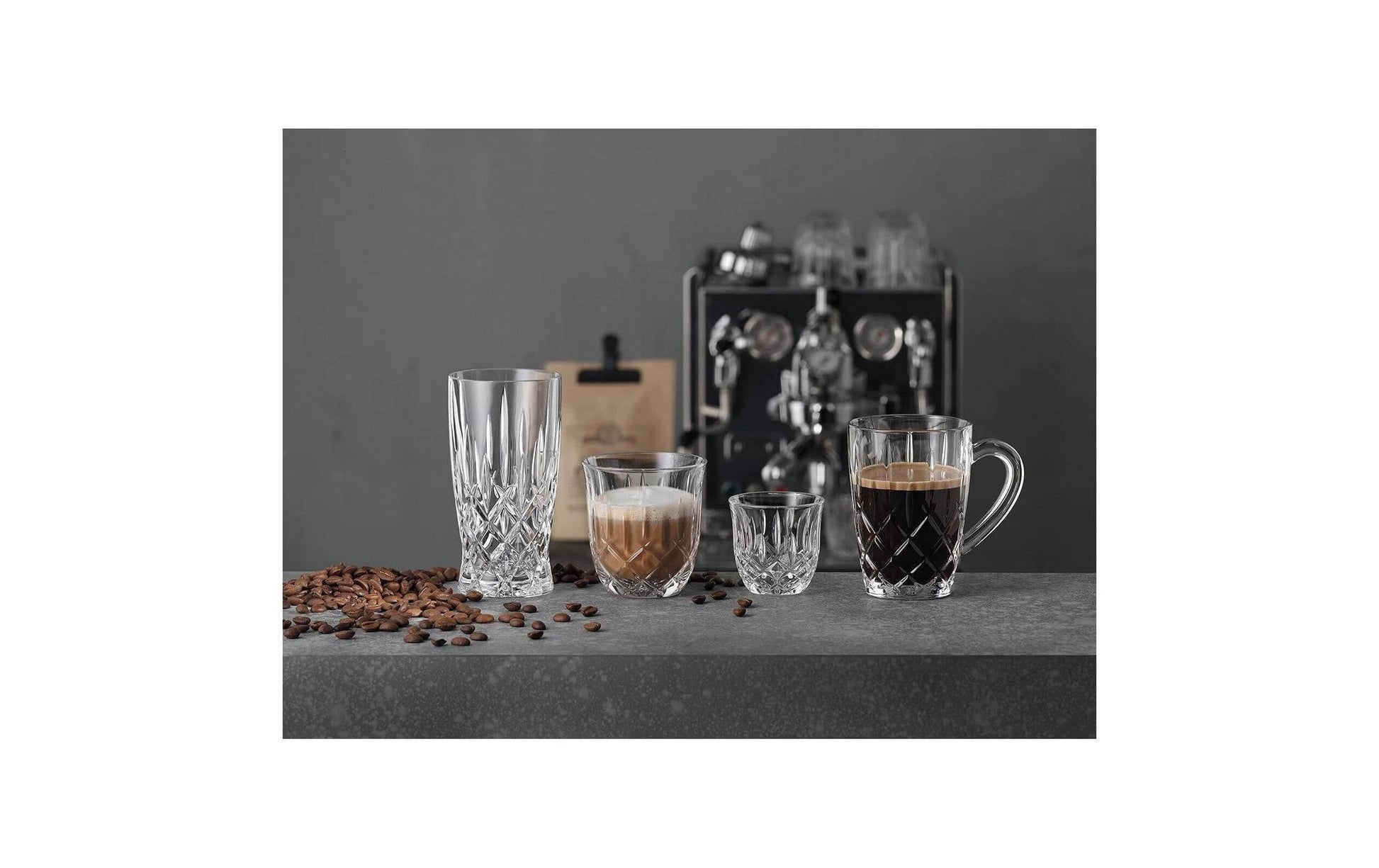 Nachtmann Kaffeetasse – 2er Set, 347 ml, Ø 11,9 cm, H 11,5 cm, Glas, Transparent, spülmaschinenfest