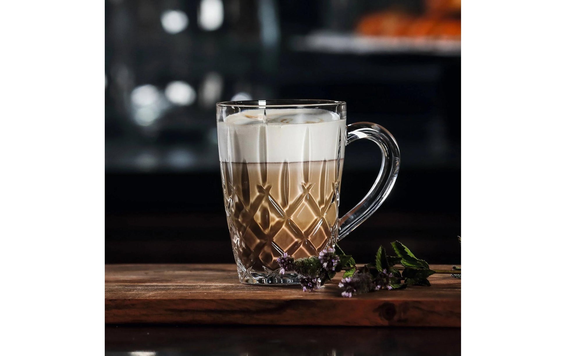 Nachtmann Kaffeetasse – 2er Set, 347 ml, Ø 11,9 cm, H 11,5 cm, Glas, Transparent, spülmaschinenfest