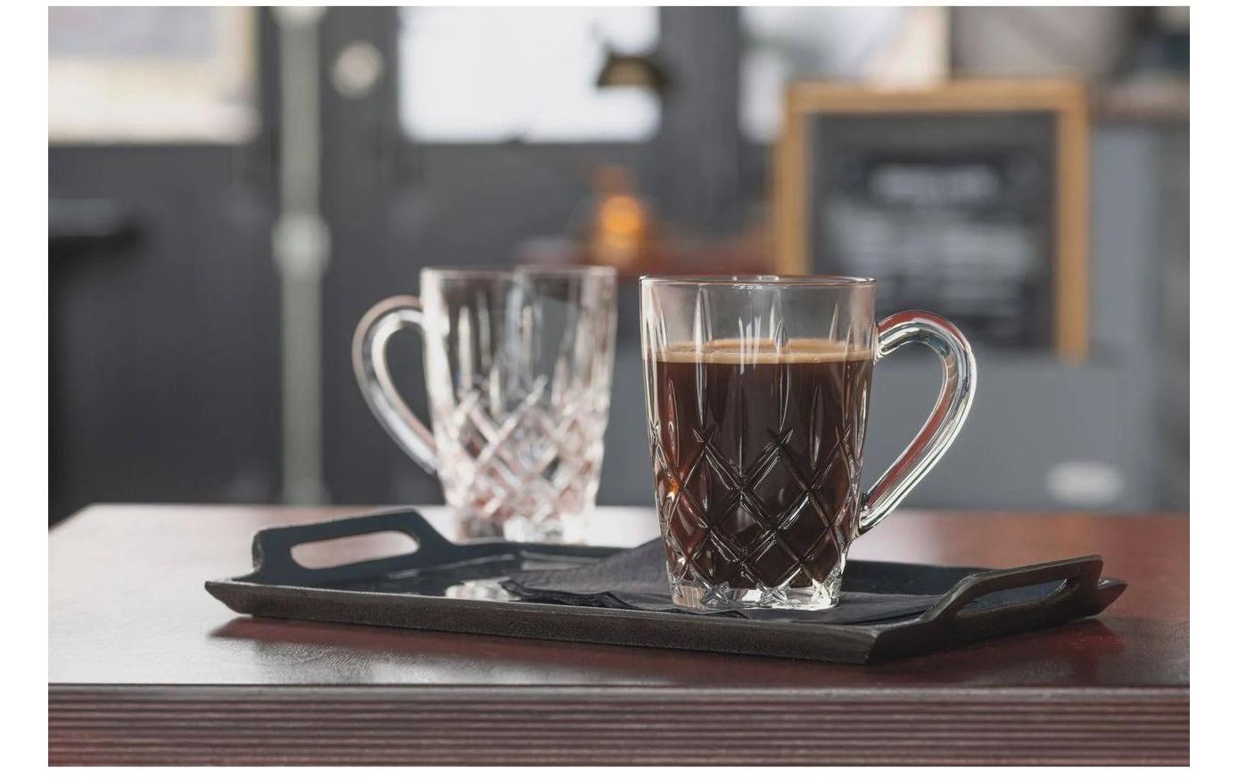 Nachtmann Kaffeetasse – 2er Set, 347 ml, Ø 11,9 cm, H 11,5 cm, Glas, Transparent, spülmaschinenfest