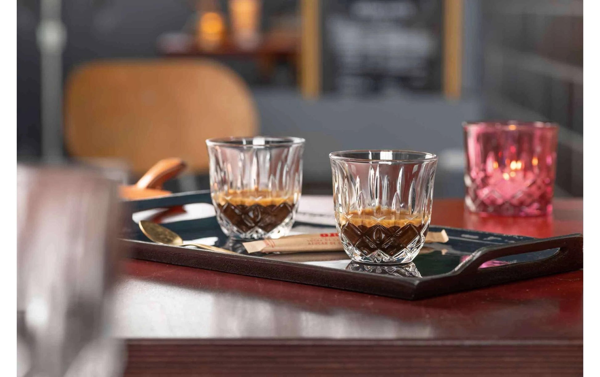 Nachtmann Espressotasse – 2er Set, 90 ml, Ø 6,4 cm, H 6,3 cm, Kristallglas, Transparent, spülmaschinenfest