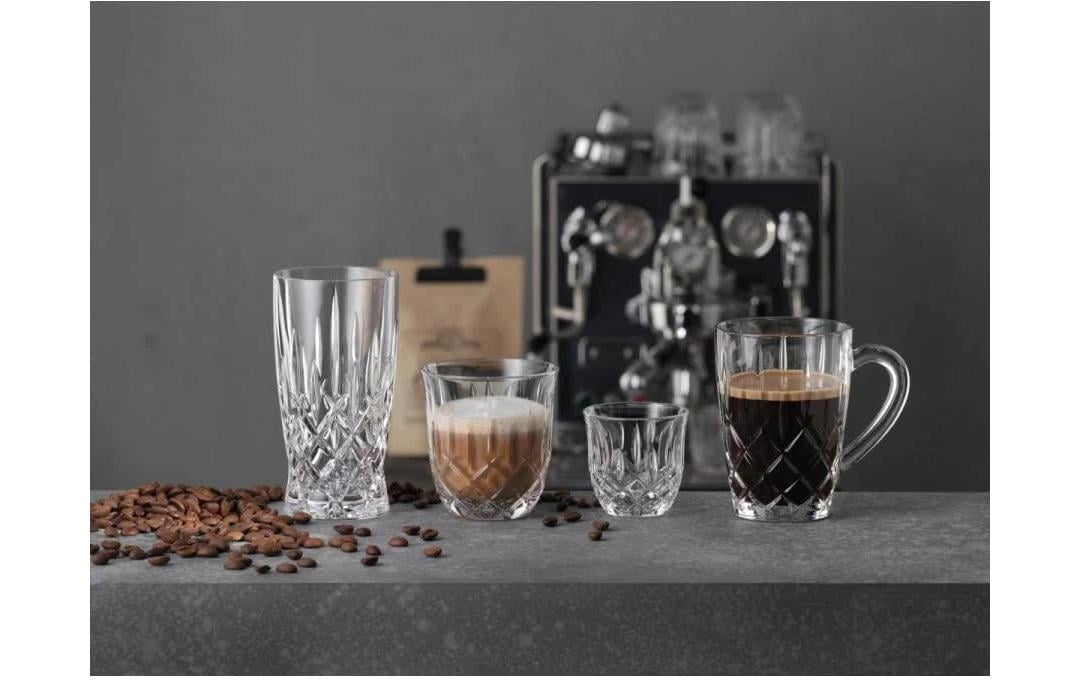 Nachtmann Espressotasse – 2er Set, 90 ml, Ø 6,4 cm, H 6,3 cm, Kristallglas, Transparent, spülmaschinenfest