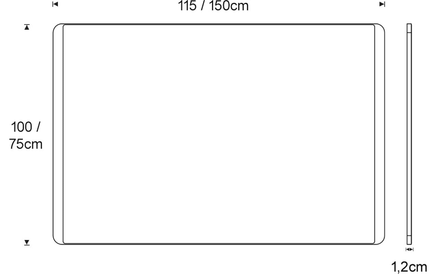 Rocada Whiteboard – 150 × 100 cm, lackierter Stahl, magnetisch, Holzrahmen, Eiche