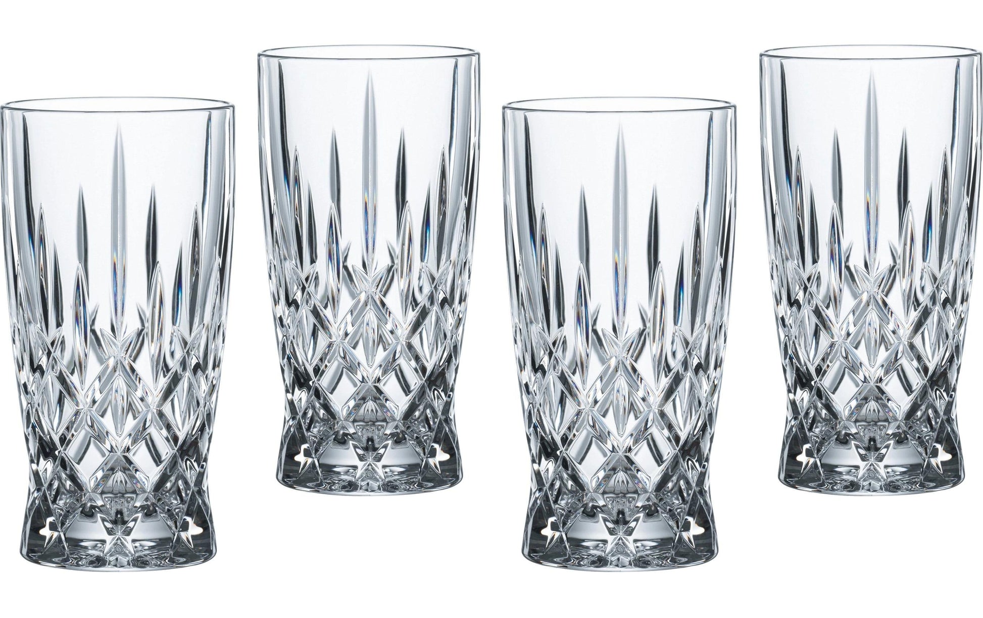 Nachtmann Trinkglas – 4er Set, 350 ml, Ø 7,5 cm, H 14,6 cm, Kristallglas, Transparent, spülmaschinenfest