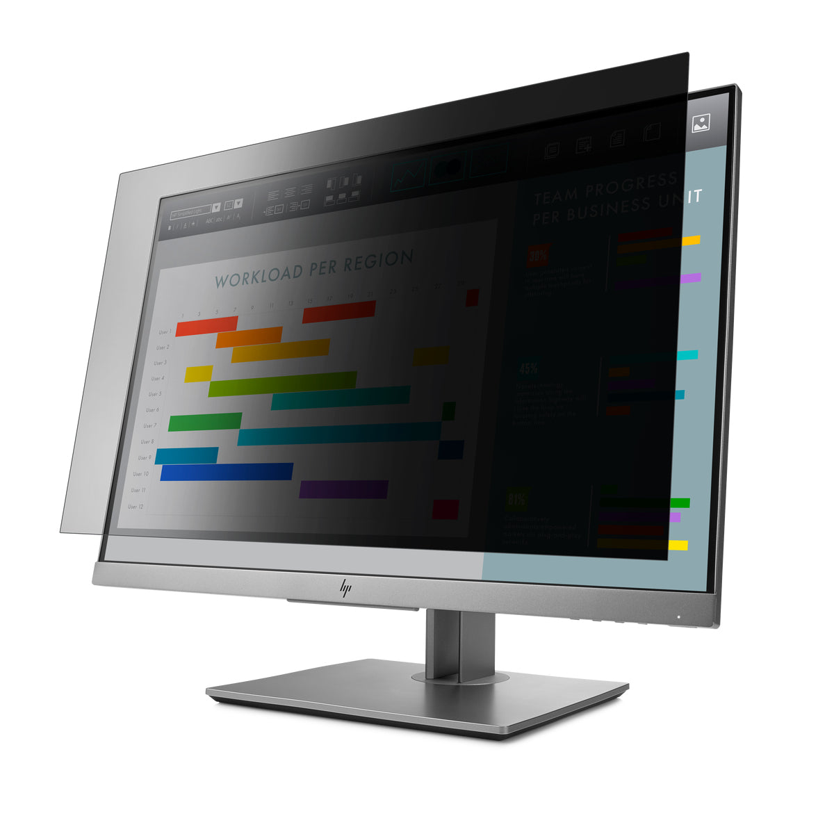 Targus Blickschutzfilter für HP EliteDisplay E243i 24,0", 16:10 – 528 × 330 mm, 2-Wege