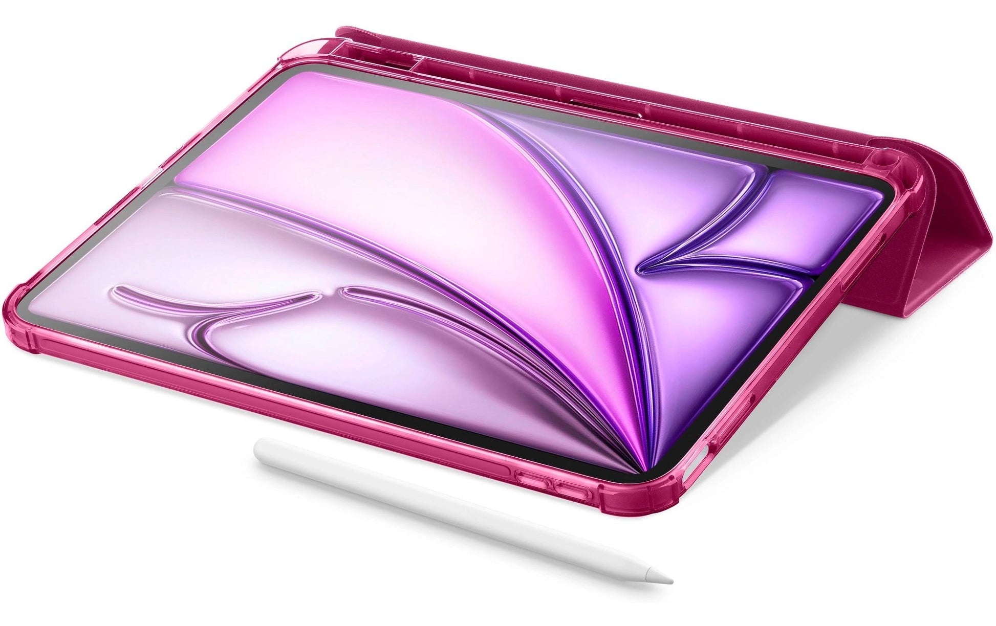 Cellularline Notebook-Schutzhülle – für iPad Air 11 (M2/2024), Stoßschutz, Kunstleder, Rosa