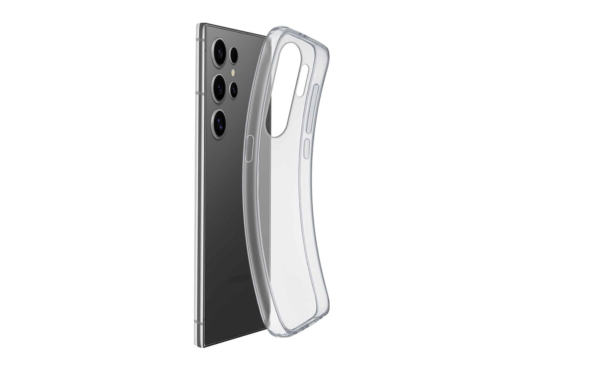 Cellularline Backcover – für Samsung Galaxy S25 Ultra – transparent – Gummi, stossfest