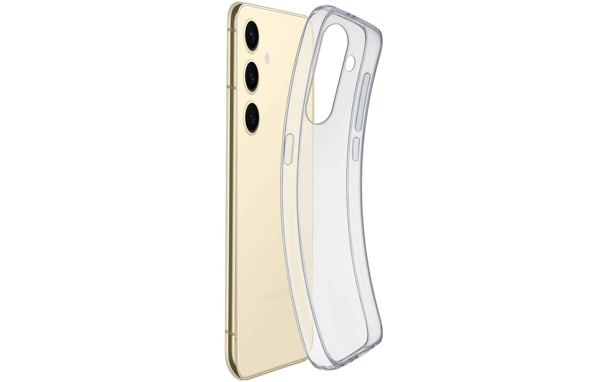 Cellularline Backcover Fine – für Samsung Galaxy S25 – transparent – Gummi