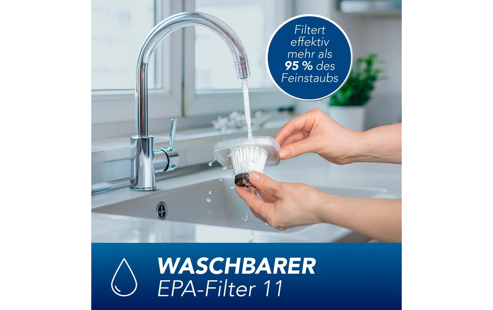 CLEANmaxx Akku-Handstaubsauger YF131B – 0,60 l, 7,4 V, 18 min