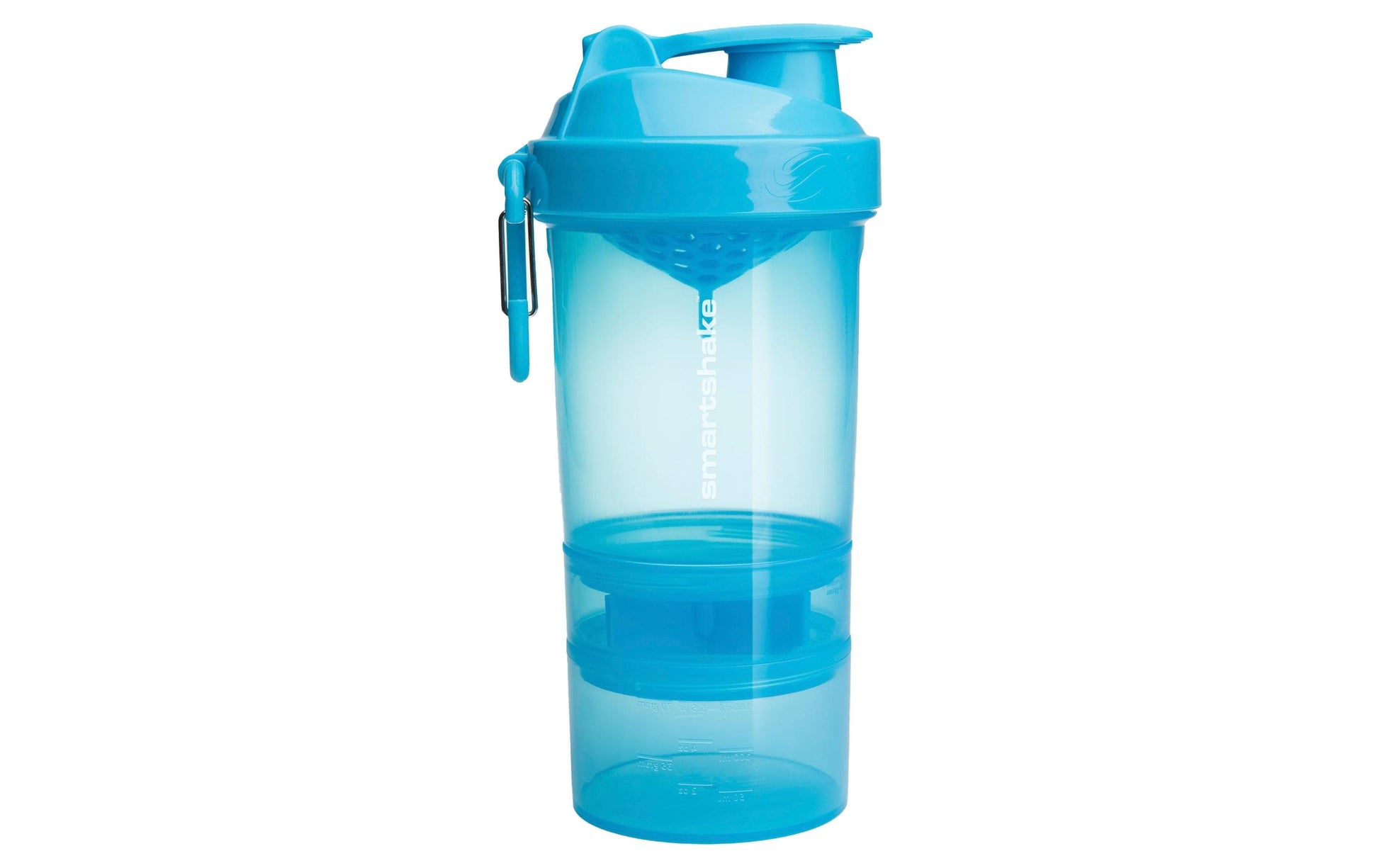 Smartshake Original2GO Trinkflasche 600 ml – Kunststoff, Schraubdeckel, Gunsmoke