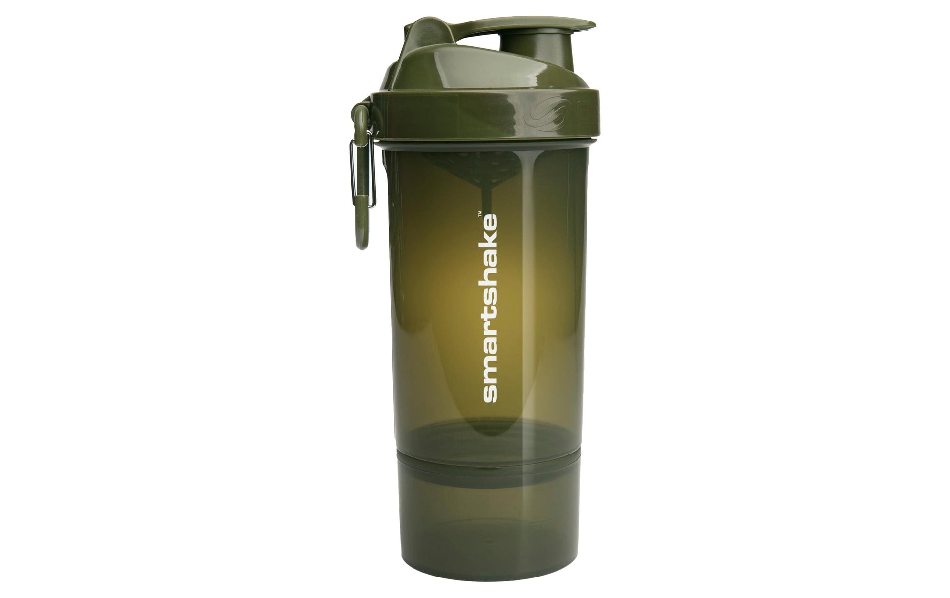 Smartshake Original2GO ONE Trinkflasche 800 ml – Polypropylen (PP), Schraubdeckel, Grün