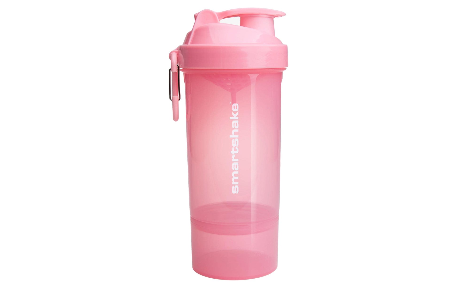 Smartshake Original2GO ONE Trinkflasche 800 ml – Kunststoff, Schraubdeckel, Hellrosa