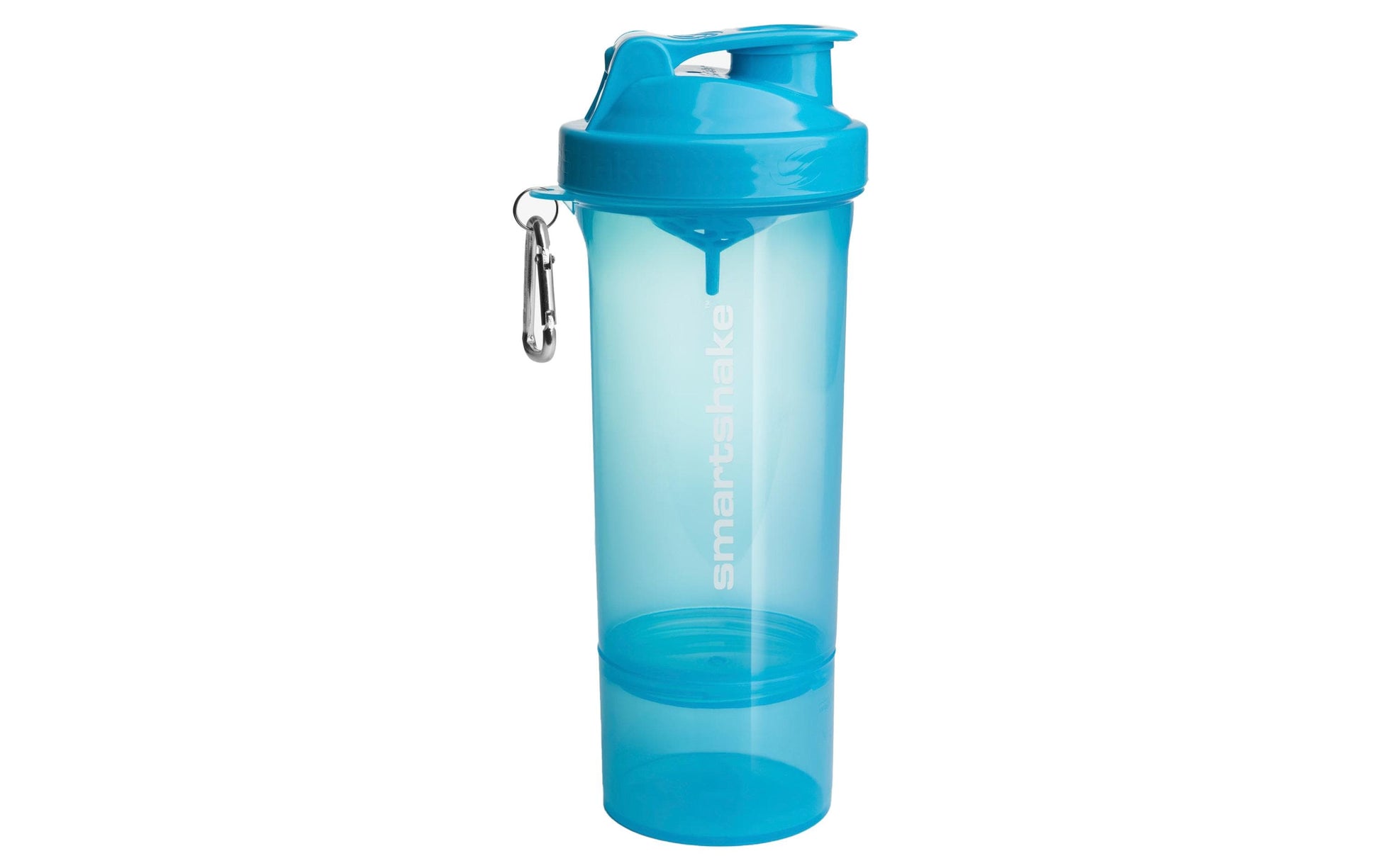 Smartshake Slim Trinkflasche 500 ml – Kunststoff, Klappdeckel, Blau