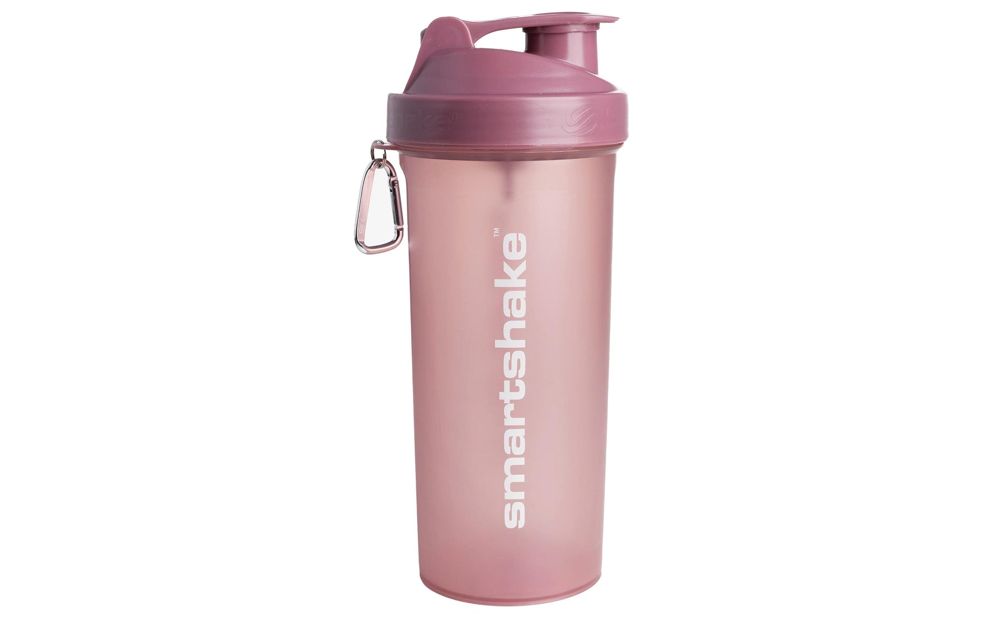 Smartshake Lite Trinkflasche 1,0 l – Kunststoff, Schraubdeckel, Deep Rose