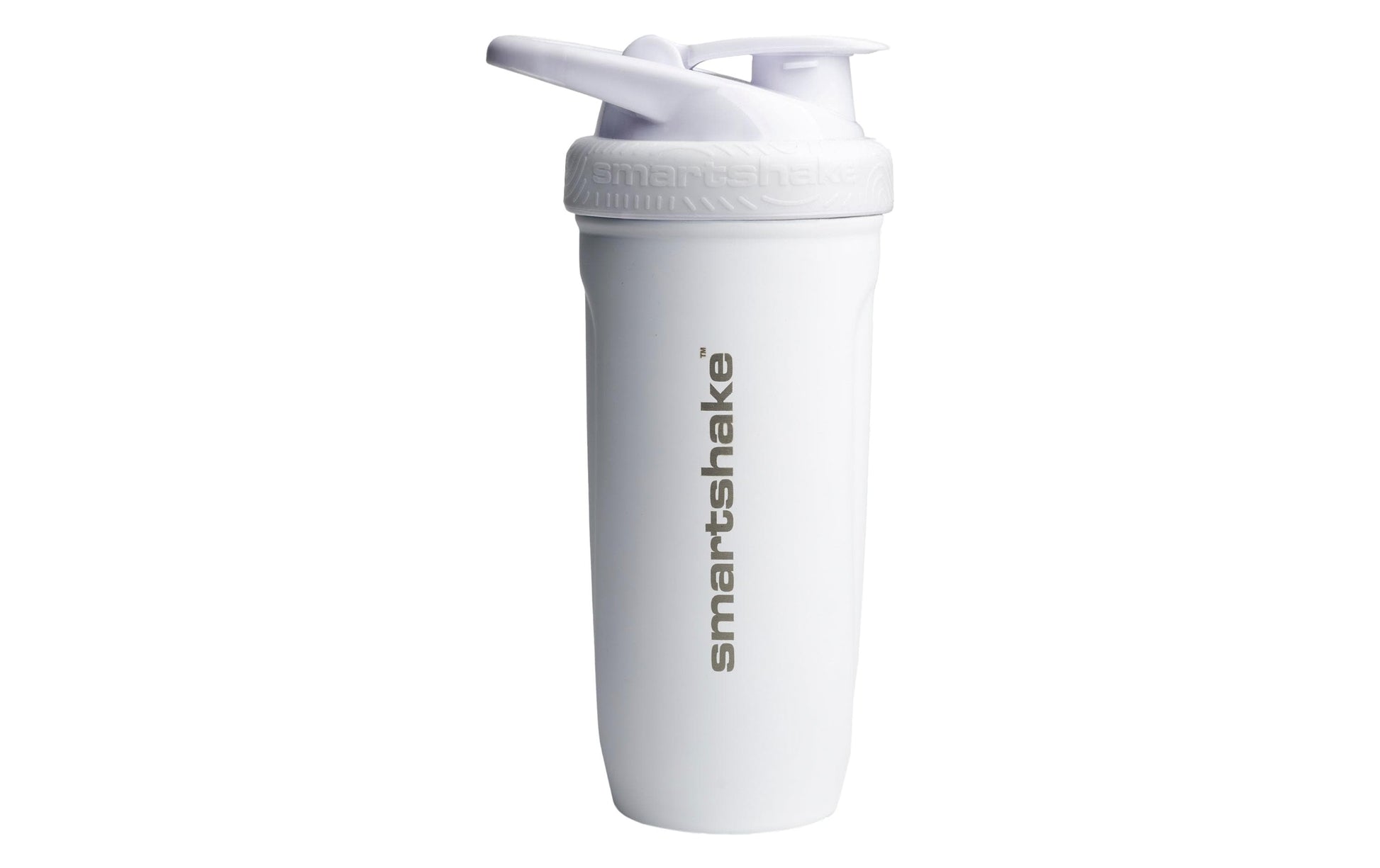 Smartshake Reforce Trinkflasche 900 ml – Kunststoff, Schraubdeckel, Weiss