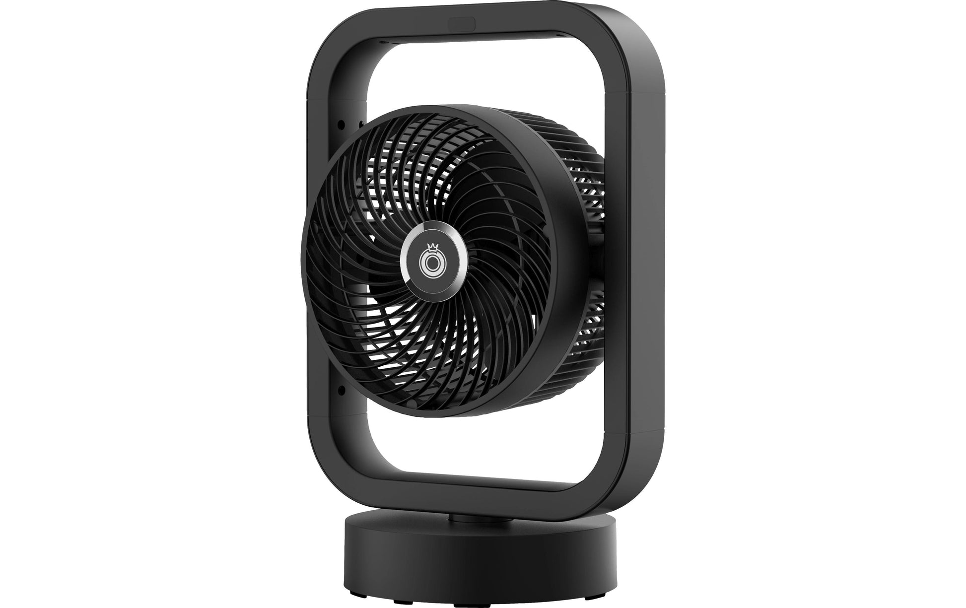 Sonnenkönig Tischventilator VIND MONO – 3 Stufen, oszillierend, Timer 7 h, 35 W, Schwarz