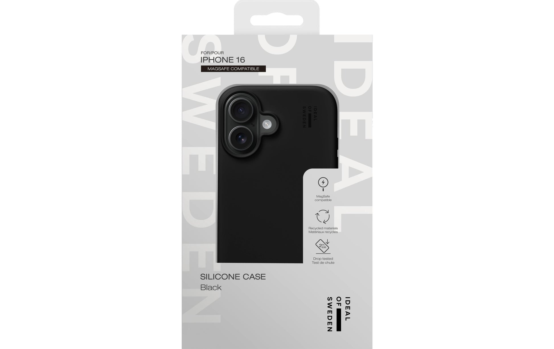 iDeal of Sweden Backcover – für Apple iPhone 17 – schwarz – Silikon – MagSafe-kompatibel