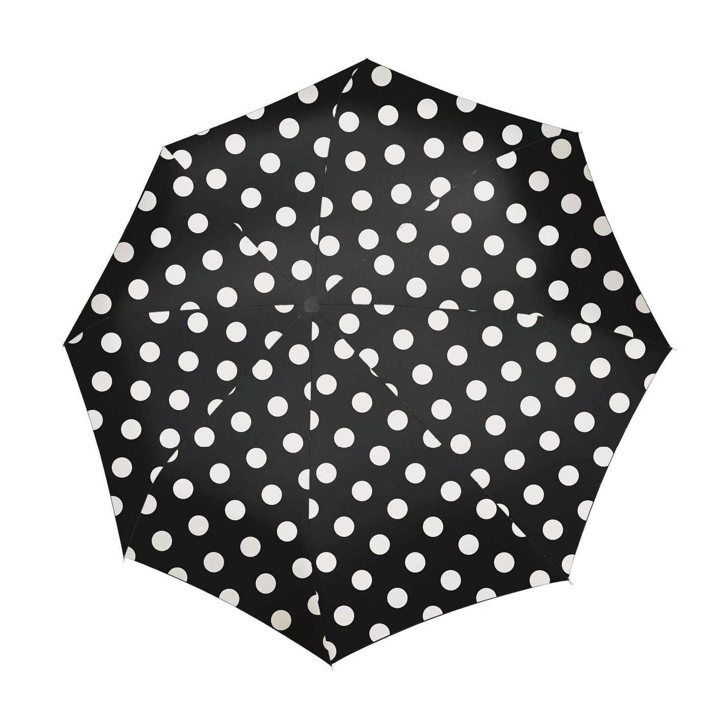 Reisenthel Taschenschirm – Ø 99 cm, L 24 cm – Punkte Weiss – Polyester – Recyceltes Material