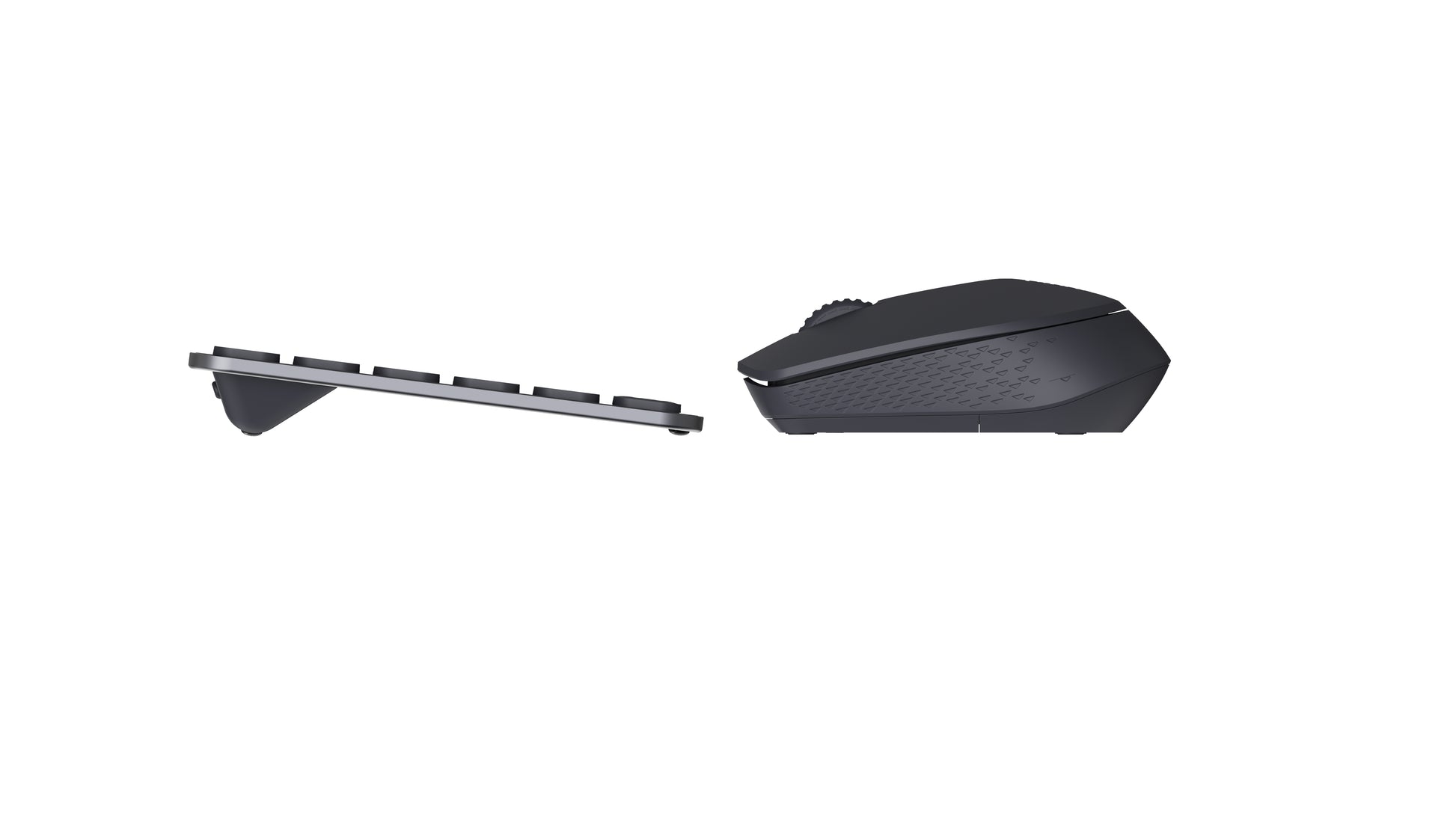 Rapoo 9310M Ultraslim – Tastatur, kabellos (2,4 GHz), CH-Layout (DE-CH), Fullsize (mit Ziffernblock), Membran