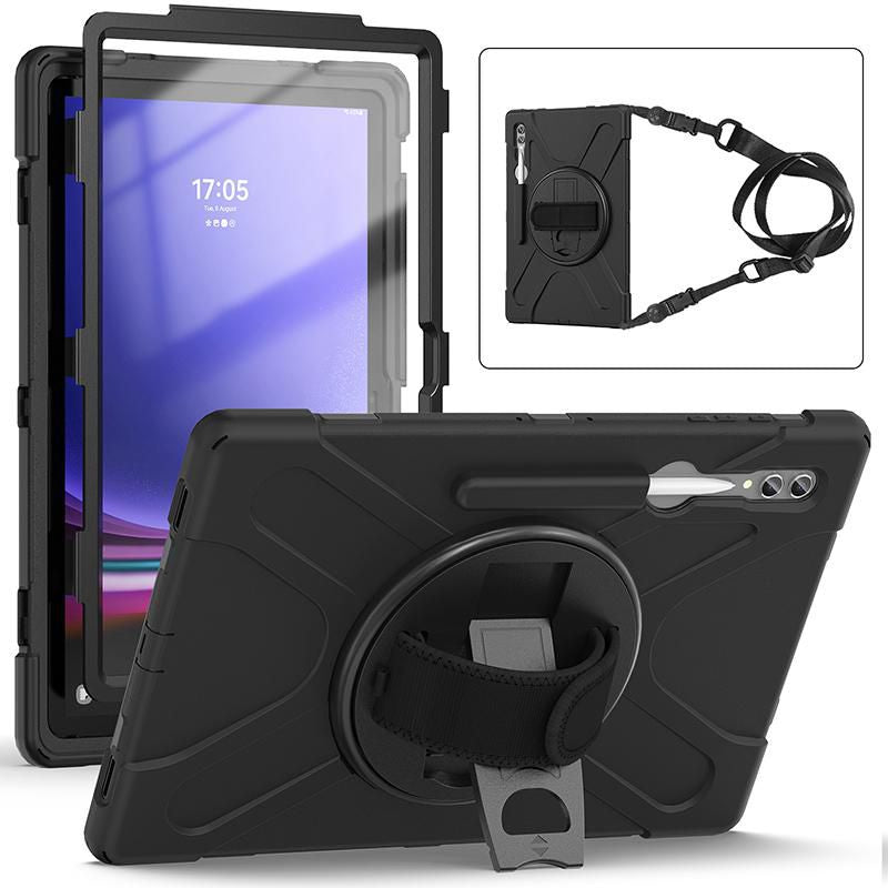 eSTUFF Tablet-Hülle für Samsung Galaxy Tab S9 Ultra/S8 Ultra 14,6" – Schwarz