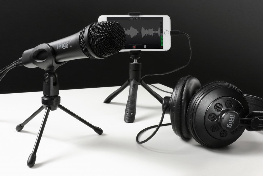 IK Multimedia iRig Mic HD 2 – Smartphone-Mikrofon, Schwarz