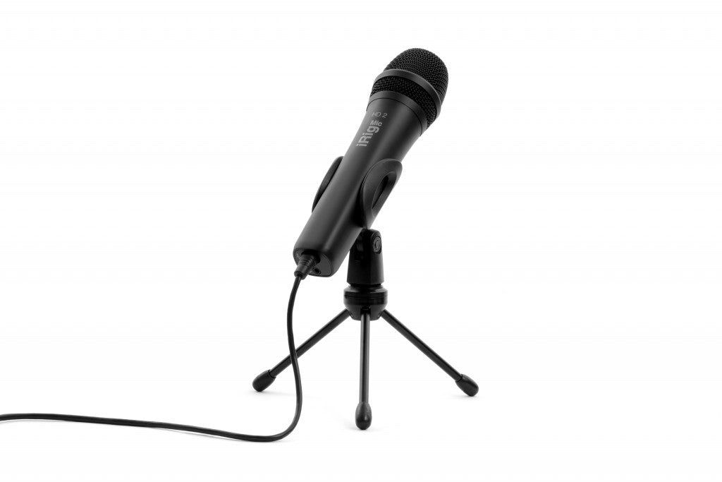 IK Multimedia iRig Mic HD 2 – Smartphone-Mikrofon, Schwarz