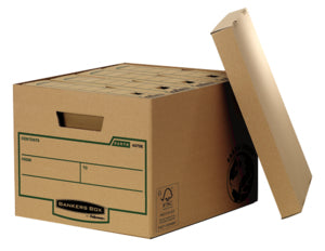 Fellowes R-Kive Earth Archivschachtel – 335 × 270 × 391 mm, braun, Karton, 10er Pack