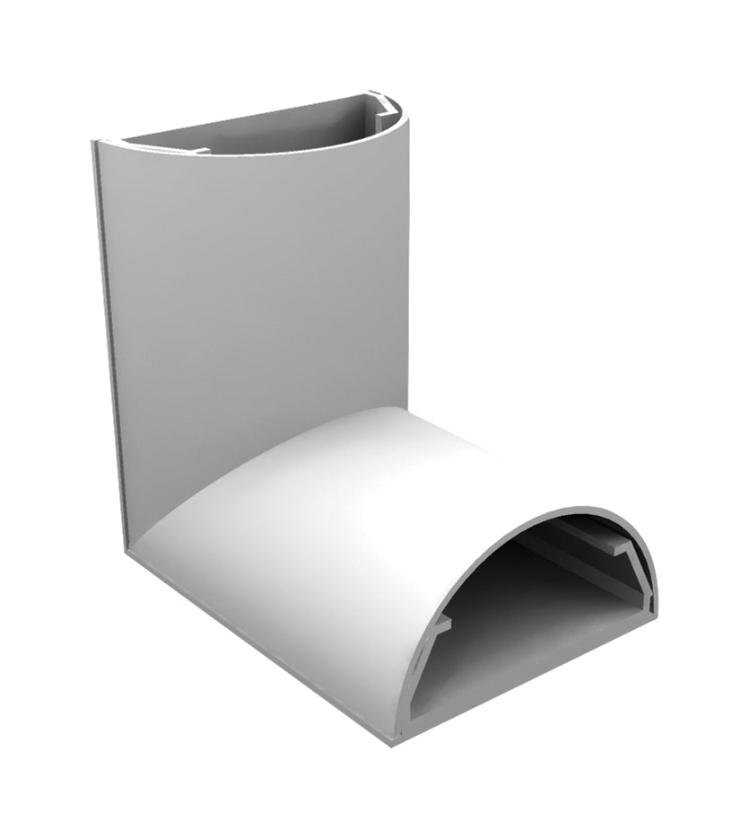 Multibrackets MUL1194 Kabelkanal-Ecke – 50 × 88 × 28 mm – Kunststoff – Weiss