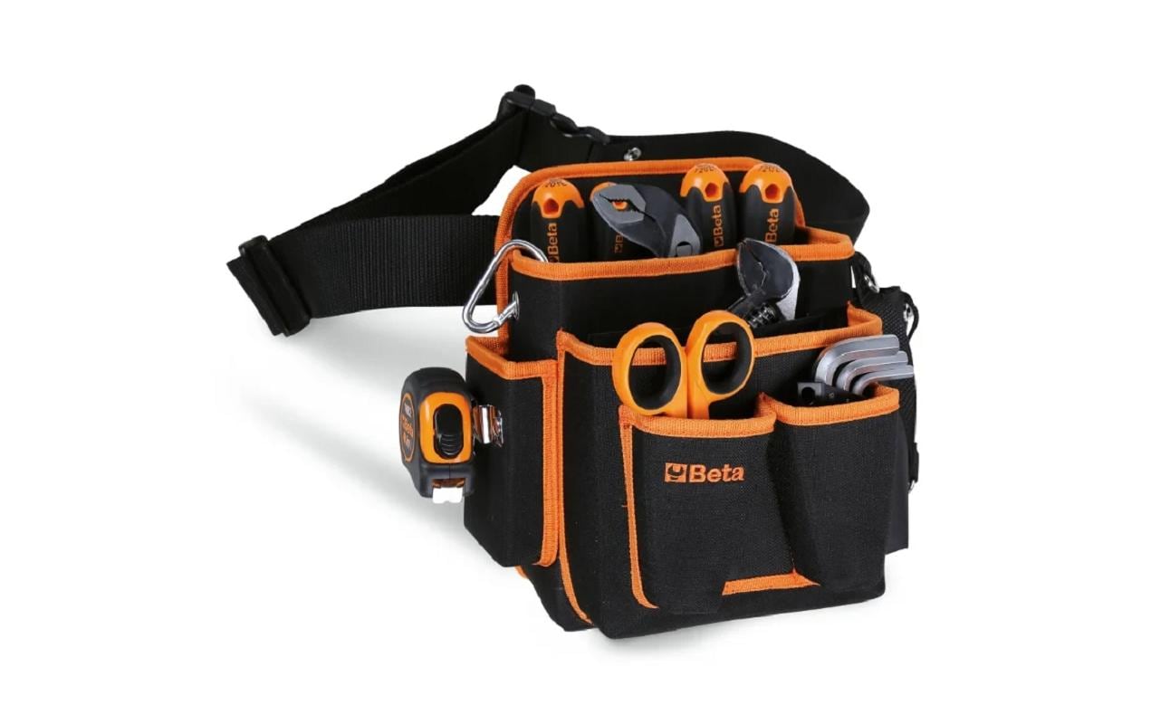 Beta 2005PA/U Gürteltasche – bestückt, 17-teilig, schwarz, Polyester