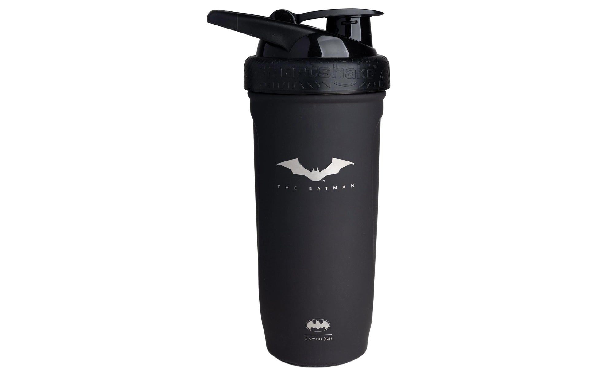 Smartshake Reforce Trinkflasche 900 ml – Edelstahl, Sportdeckel, Batman