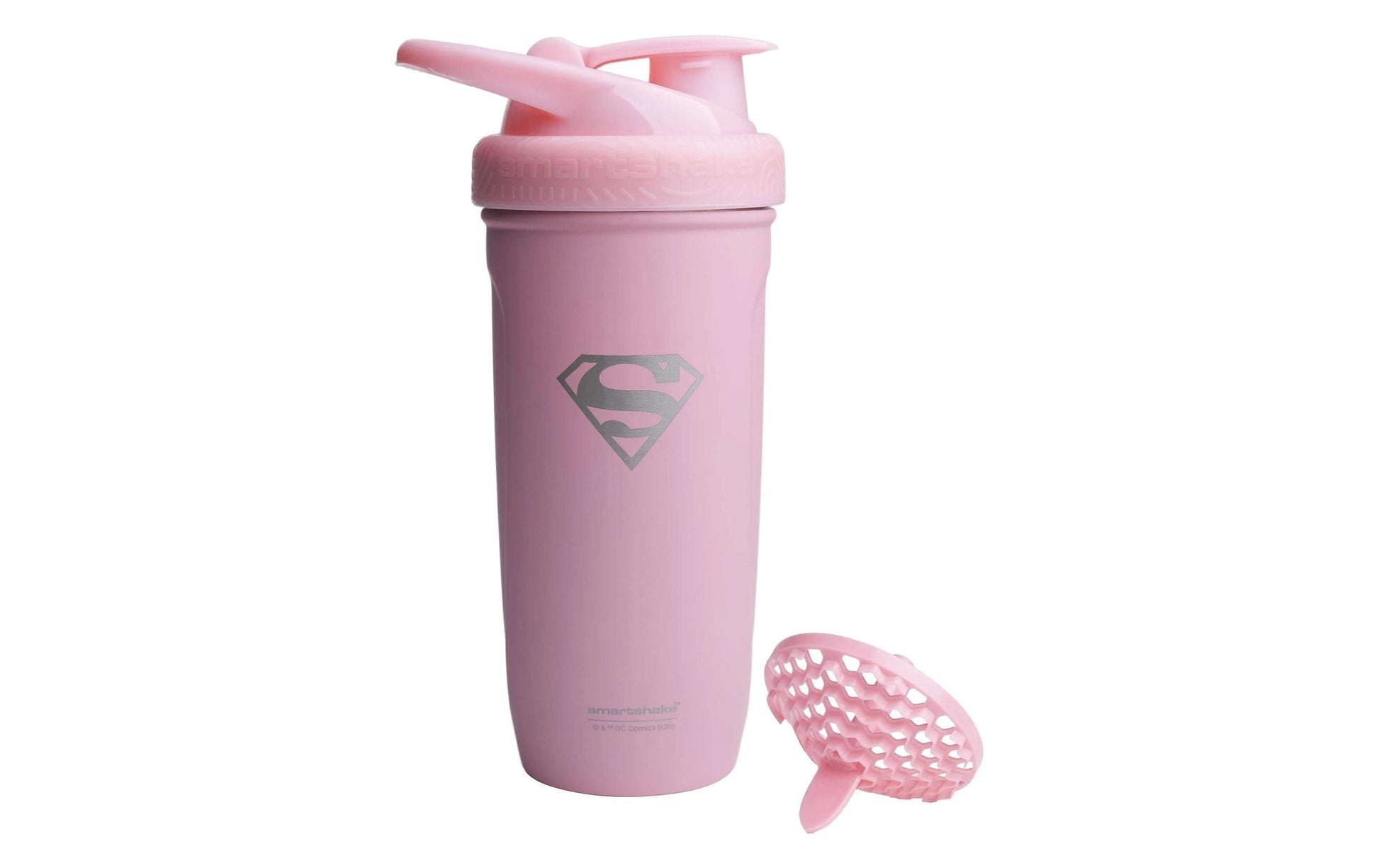 Smartshake Trinkflasche Reforce – 9 dl – Edelstahl, Schraubverschluss, auslaufsicher – Supergirl