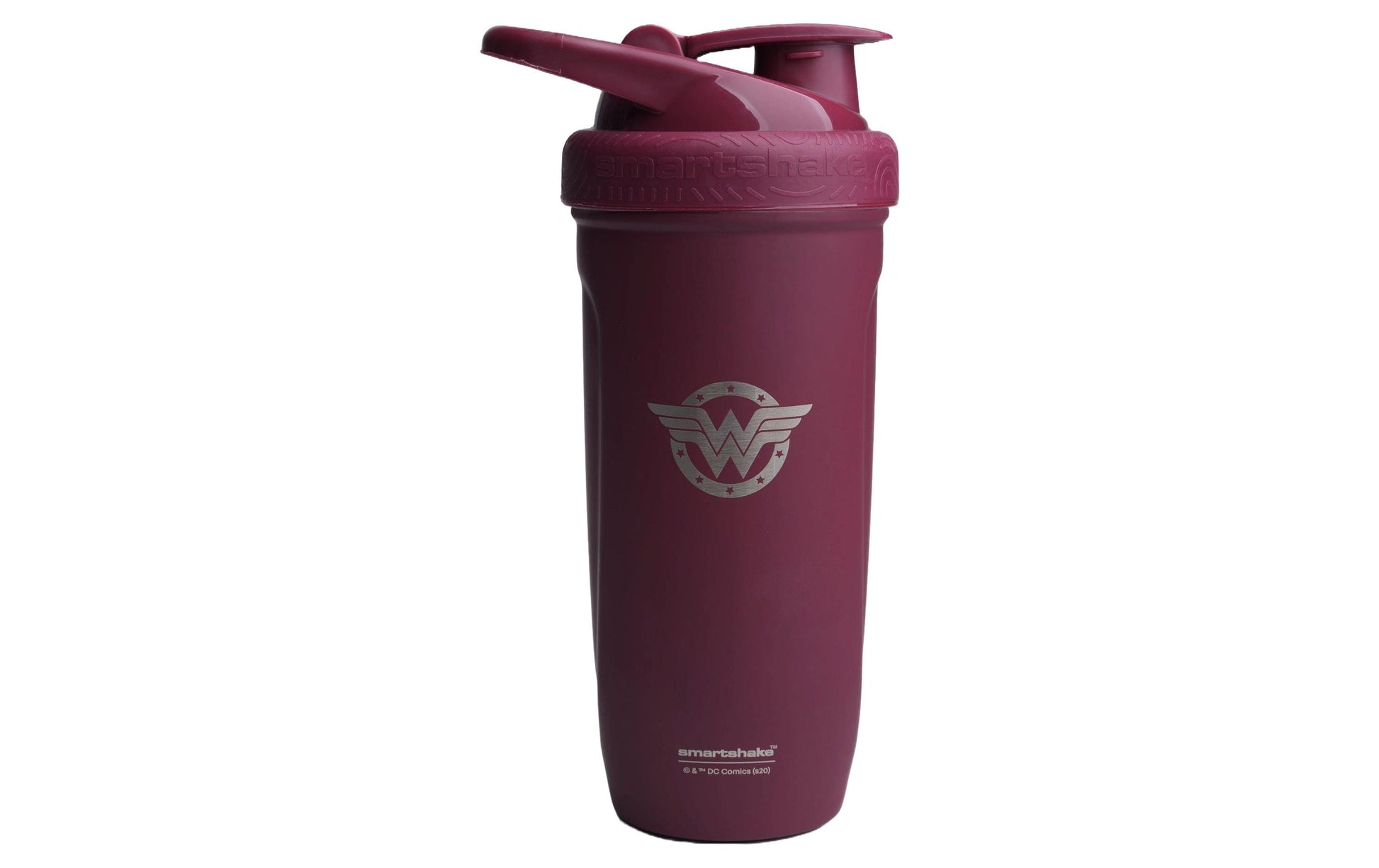 Smartshake Reforce Wonder Women Trinkflasche 900 ml – Edelstahl, Sportdeckel, Rot