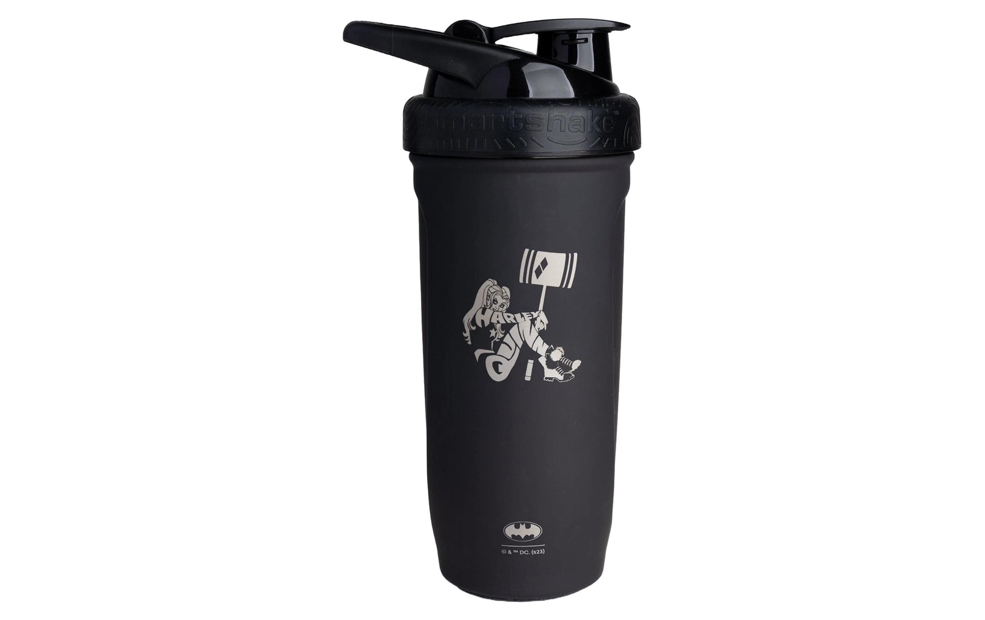 Smartshake Trinkflasche Reforce – 9 dl – Edelstahl, Schraubverschluss, auslaufsicher – Harley Quinn
