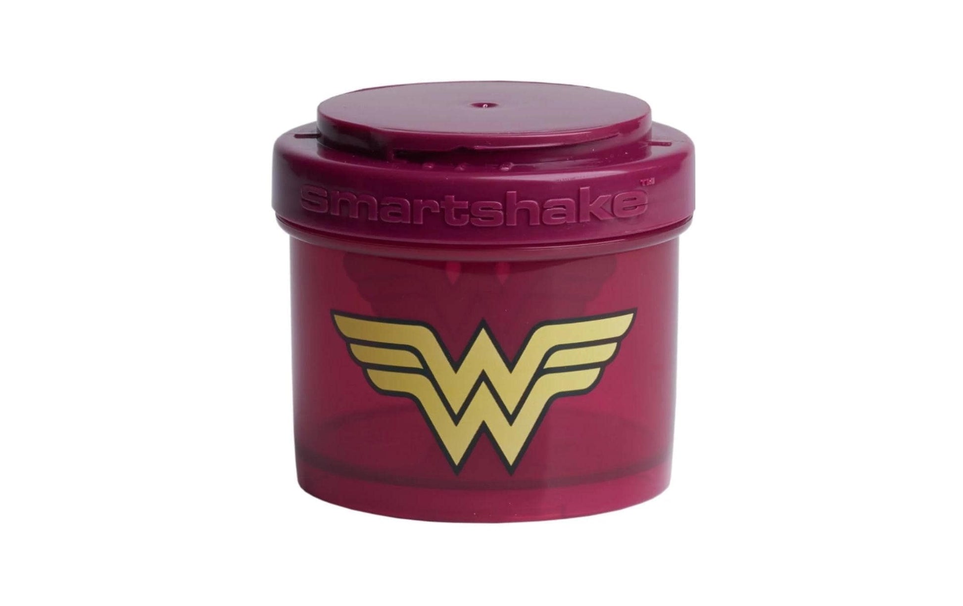 Smartshake Vorratsdose 200 ml, Ø 8 × 7,1 cm, Polypropylen (PP), auslaufsicher, bordeaux