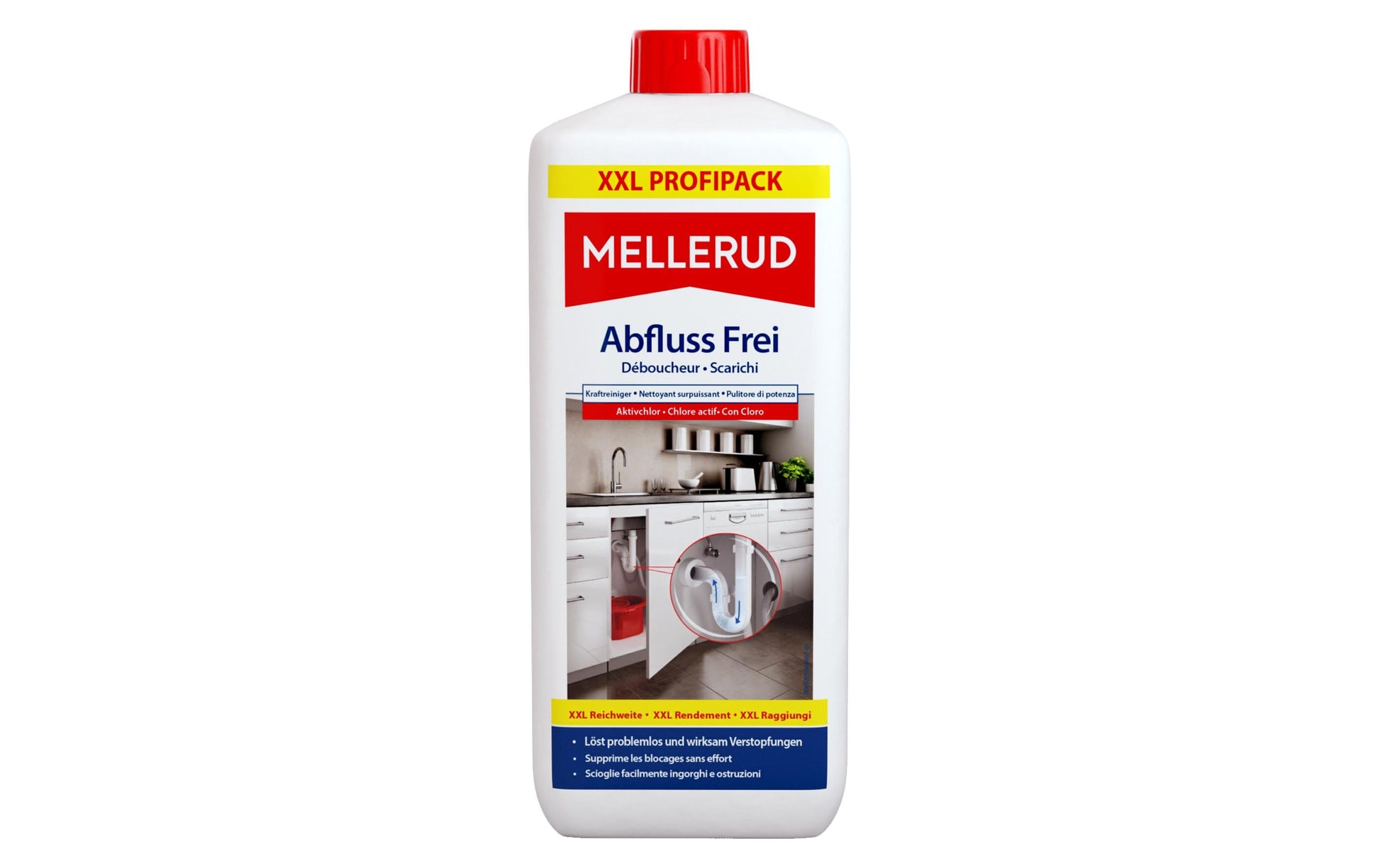 MELLERUD Abflussreiniger für Abfluss – Flüssigkeit, Flasche – 1,75 l