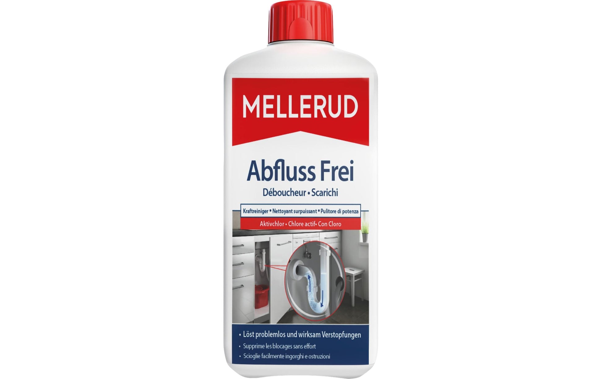MELLERUD Abflussreiniger – Gel, Flasche – 1 l