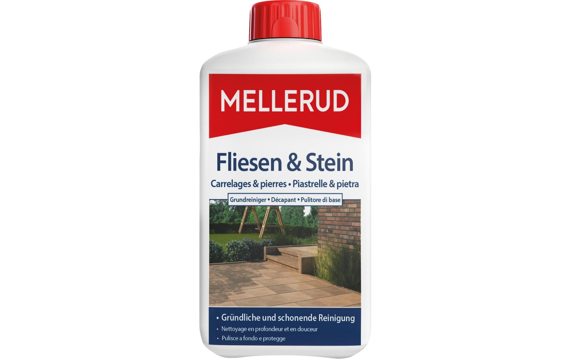 MELLERUD Bodenreiniger für Fliesen/Stein – Flüssigkeit, Flasche – 1 l