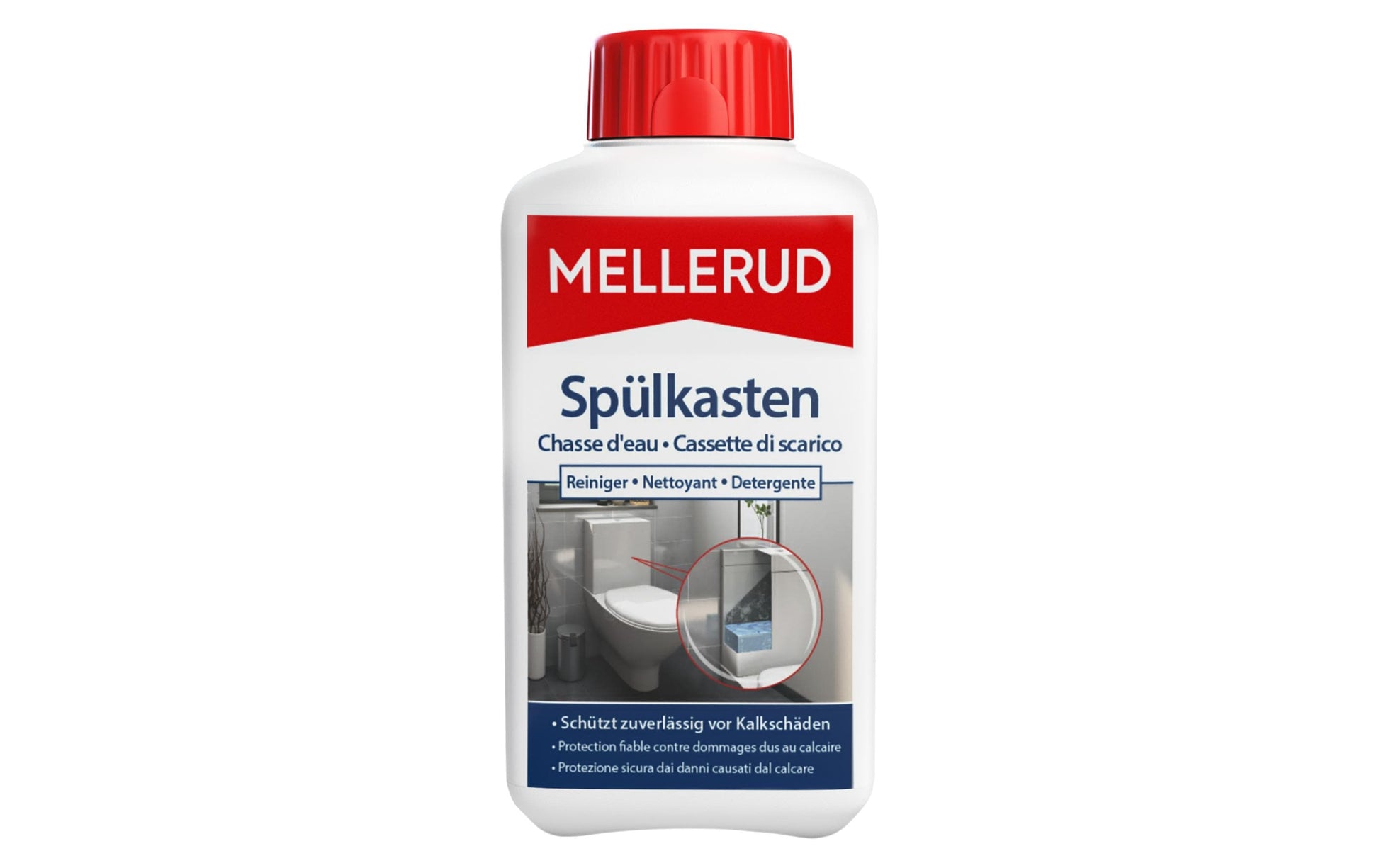 MELLERUD WC-Reiniger – für Toilettenschüssel – Flüssigkeit, Flasche – 500 ml