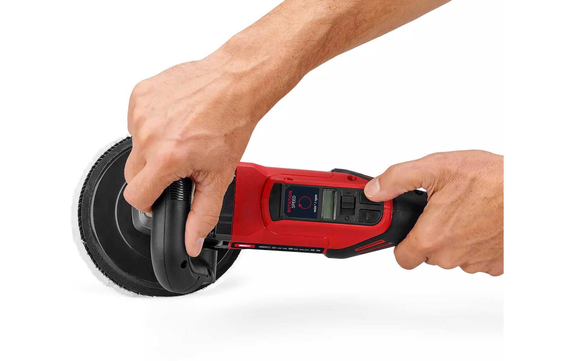 Einhell Polier- und Schleifmaschine CC-PO 1100/150 CE – 1 100 W – Ø 150 mm – Set – Exzentrisch