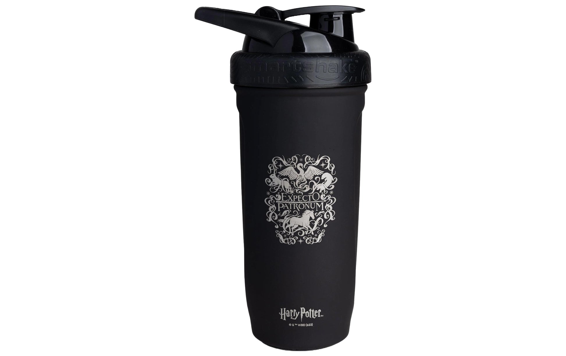 Smartshake Trinkflasche Reforce – 9 dl – Edelstahl, Schraubverschluss, auslaufsicher – Expecto Patronum