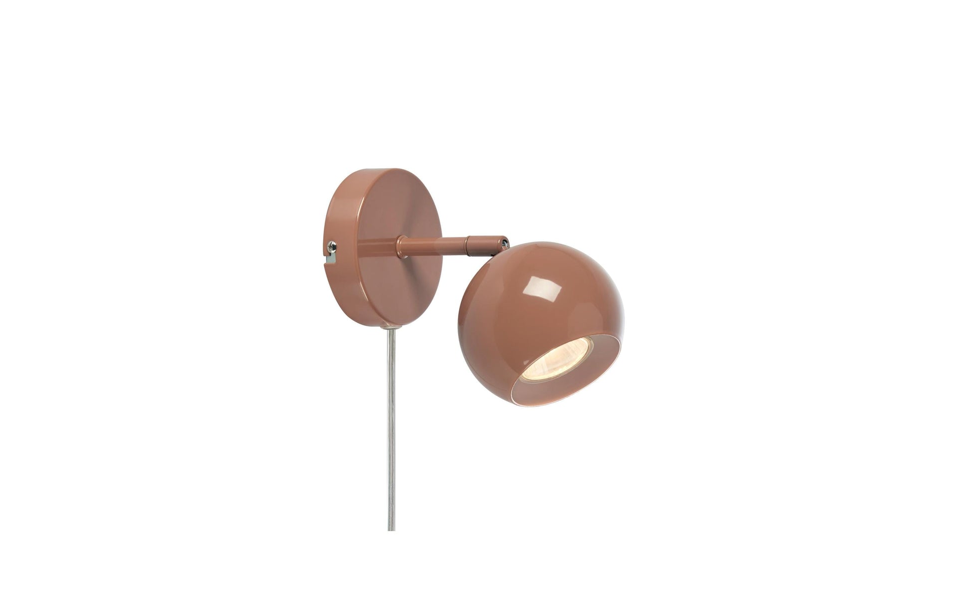 Markslöjd Wandleuchte Pop – Ø 10 × 14 cm, 7 W, braun, exkl. GU10