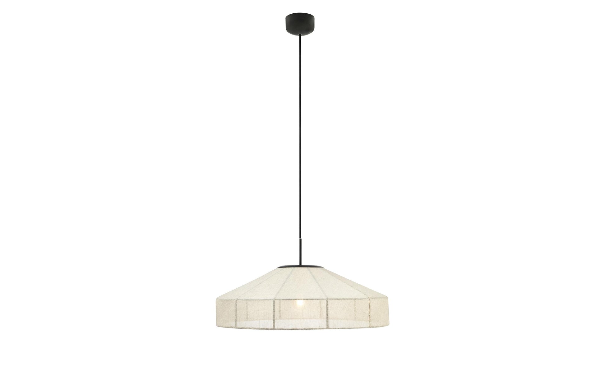 Markslöjd Pendelleuchte Alia – Ø 57 cm, 60 W, beige/schwarz, exkl. E27