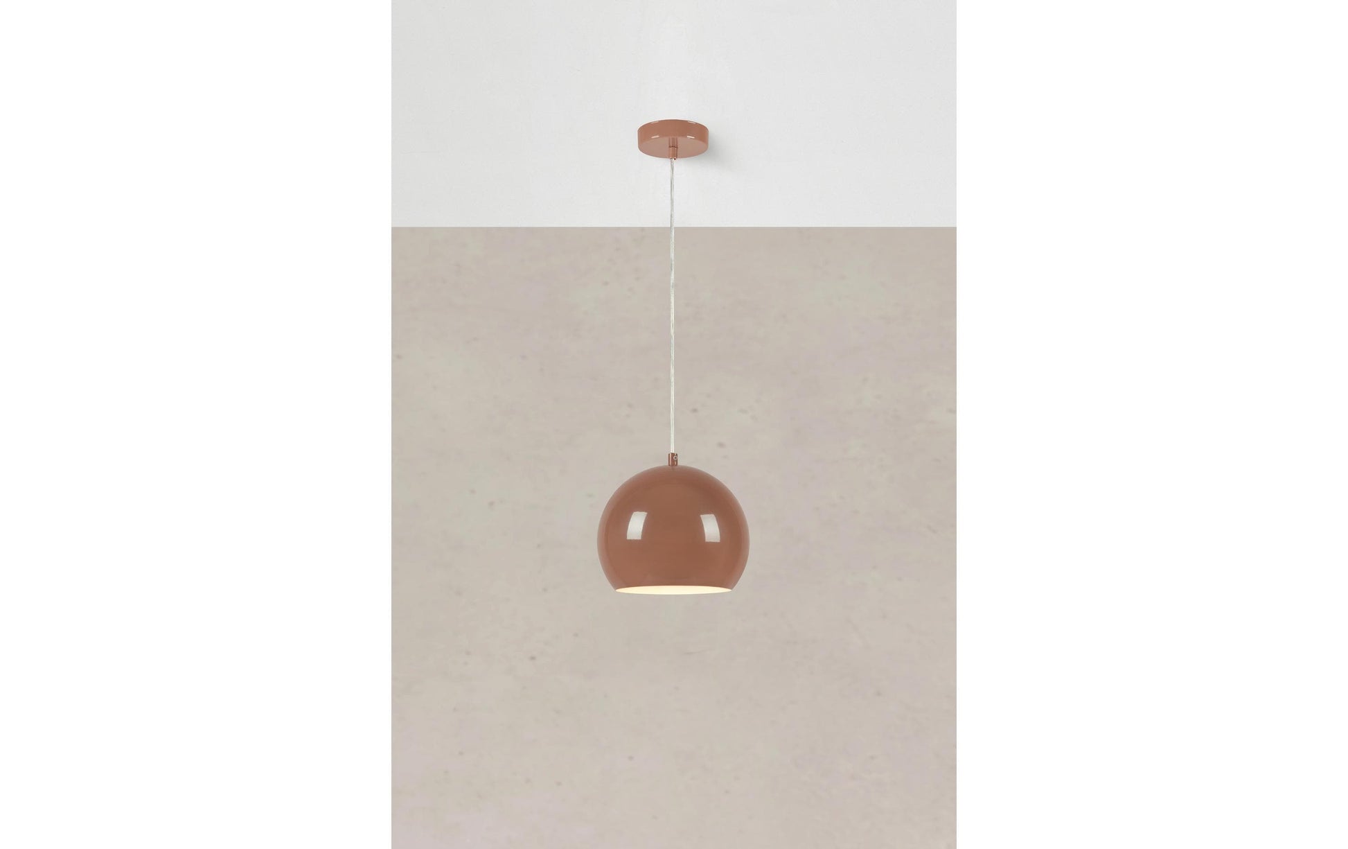 Markslöjd Pendelleuchte Pop – Ø 20 × 17,5 cm, 40 W, braun, exkl. GU10