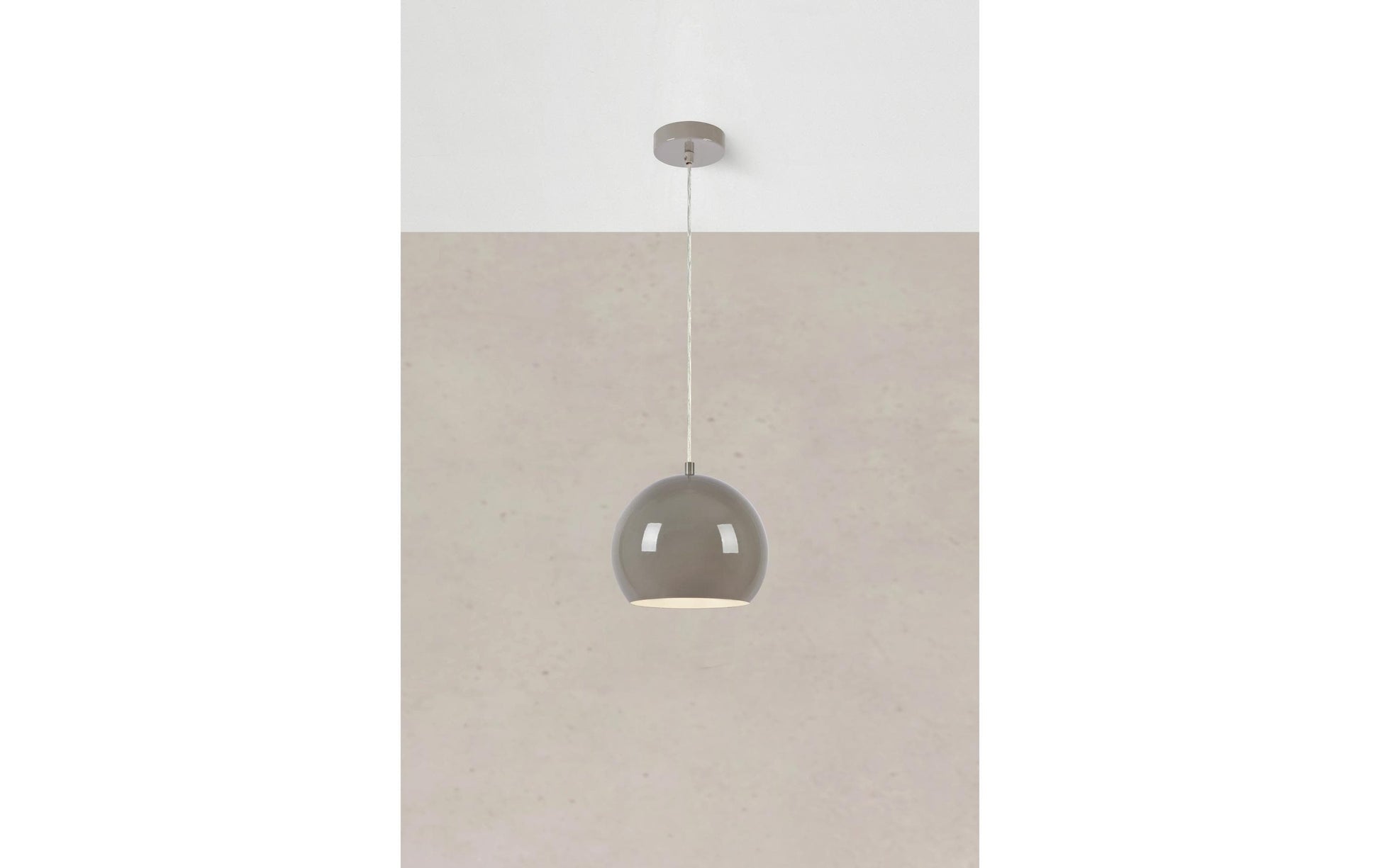 Markslöjd Pendelleuchte Pop – Ø 20 × 17,5 cm, 40 W, exkl. GU10, grau